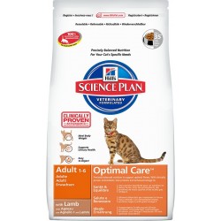 Hill's Science Plan Feline Adult Optimal Care (Ягненок)