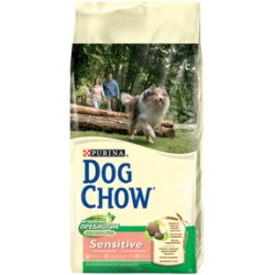 Dog Chow корм для собак (Лосось), 14 кг
