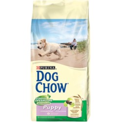 Dog Chow корм для щенков (Ягненок, рис), 14 кг