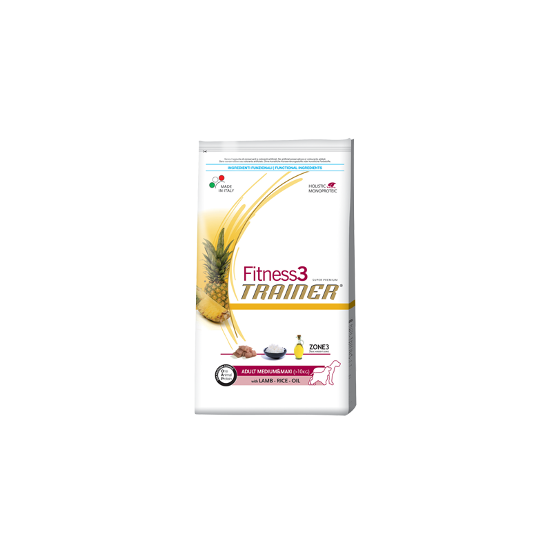 Trainer Fitness Adult Medium/Maxi Lamb & Rice, 12,5 кг