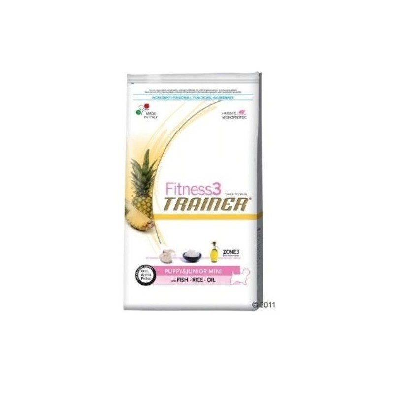 Trainer Fitness Puppy Junior Mini Fish Rice, 0,8 кг