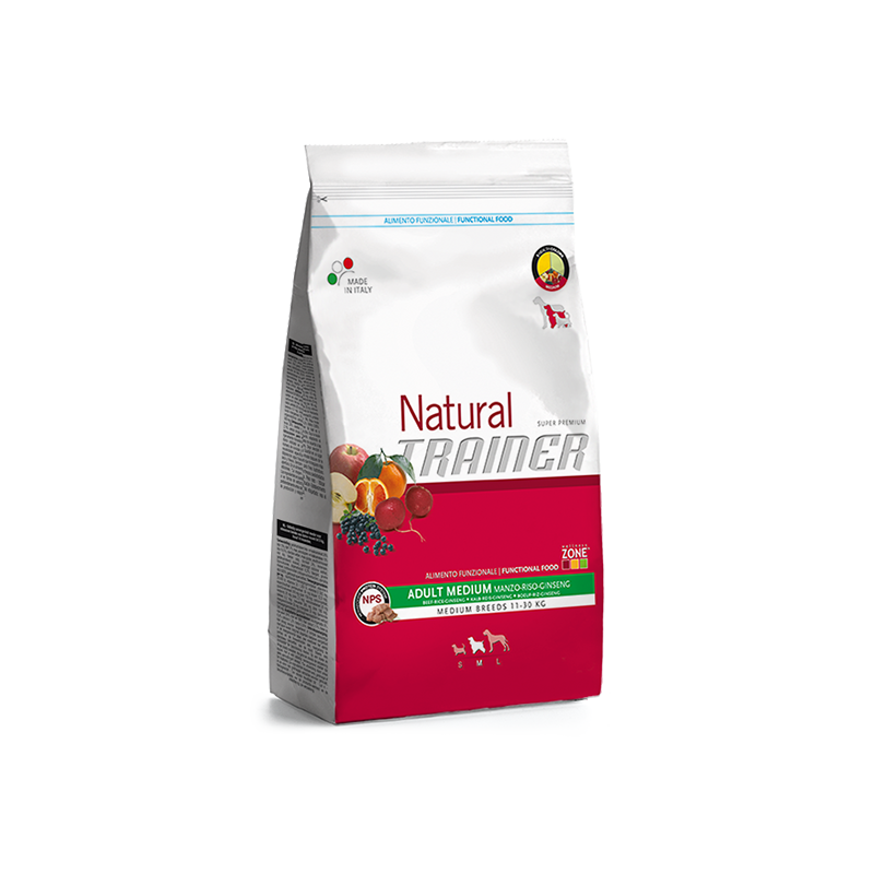 Trainer Natural Adult Medium Beef / Rice & Ginseng
