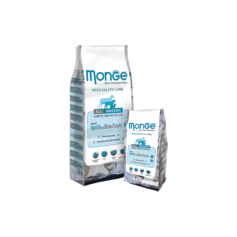 Monge Dog Speciality Lamb&Rice All Breeds (Ягненок, рис, картофель)