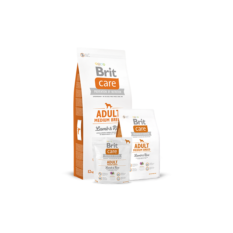 Brit Care Adult Medium Breed Lamb & Rice