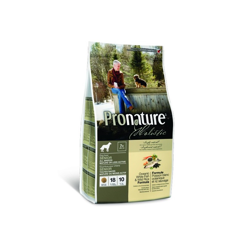 Pronature Holistic Senior or Less Active Ocean Fish & Wild Rice All Breed