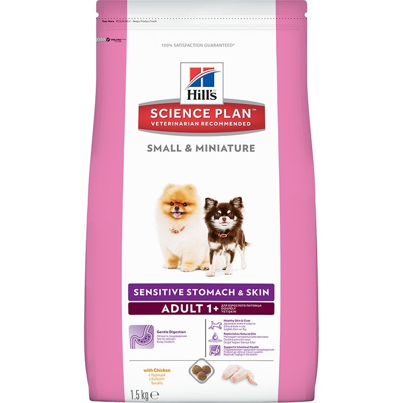 Hill&prime;s SP Canine Adult Small&Miniature Sensitive Stomach&Skin