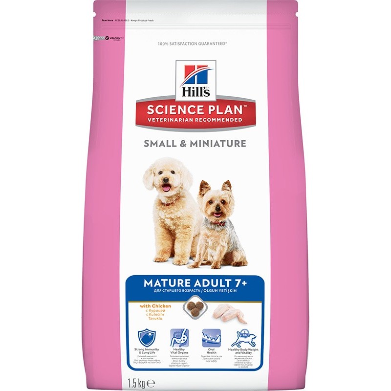 Hill&prime;s Science Plan Canine Mature Adult Small&Miniature Ckn&Turkey