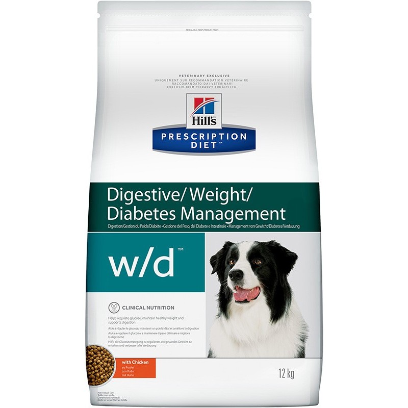 Hill&prime;s Prescription Diet w/d Digestive/Weight Management