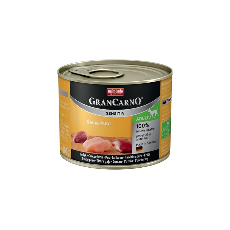 Gran Carno Sensitiv (Индейка), 200 гр