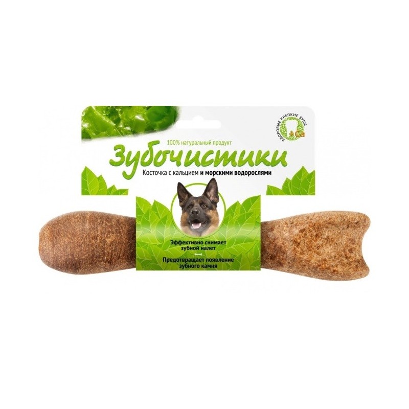 Зубочистики для крупных пород, со вкусом морских водорослей
