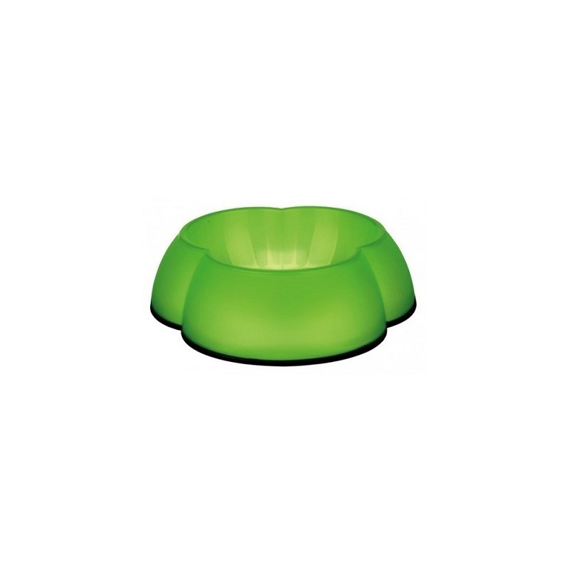 Миска пластиковая "TRIXIE" для собак, с резиновым ободом
