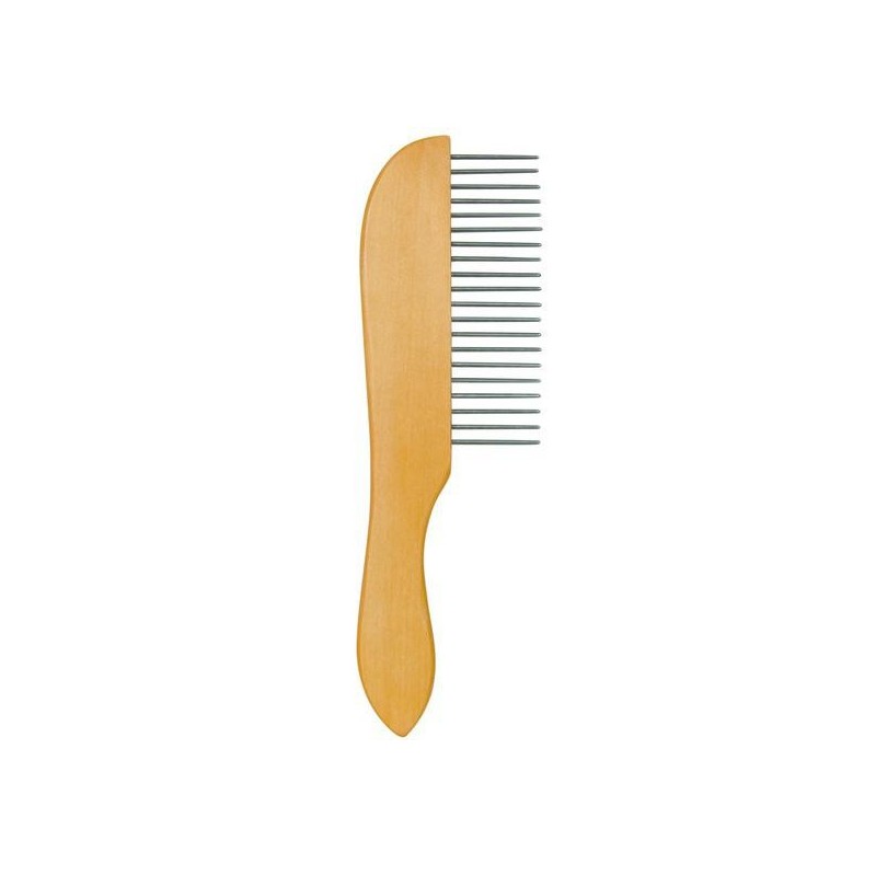 Расческа "TRIXIE" "Comb" с деревянной ручкой