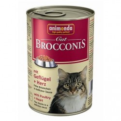 Консервы Brocconis Cat (Птица, сердце), 400 гр