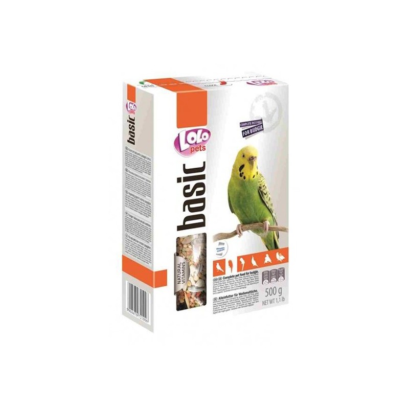Lolo Pets Basic Корм для волнистых попугаев