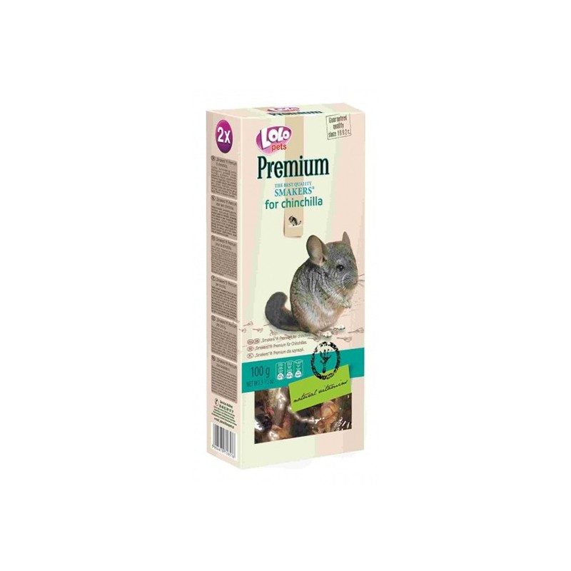 Lolo Pets Smakers Premium Лакомство для шиншилл