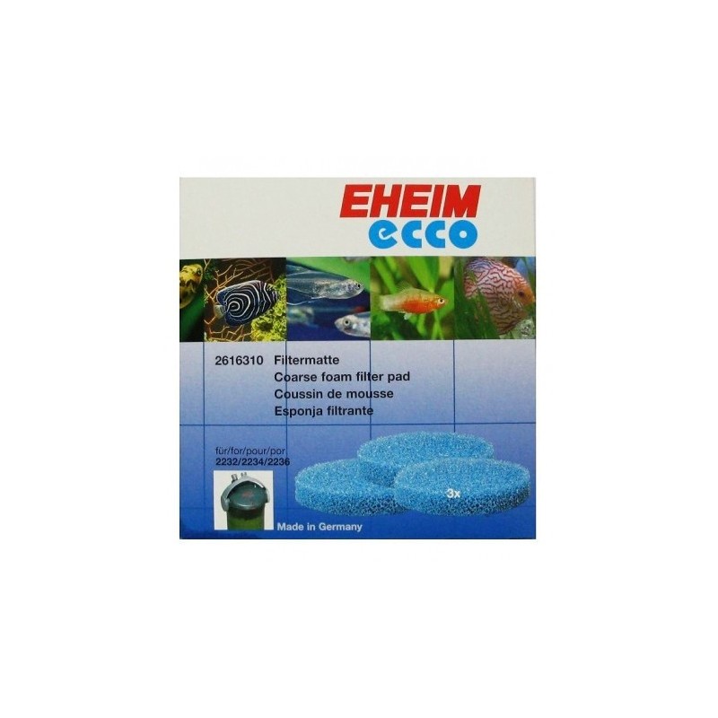 Фильтрующий материал ECCO COMFORT /губка/ 3 шт