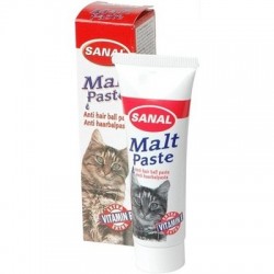 Sanal для кошек мальт паста, 100 грамм